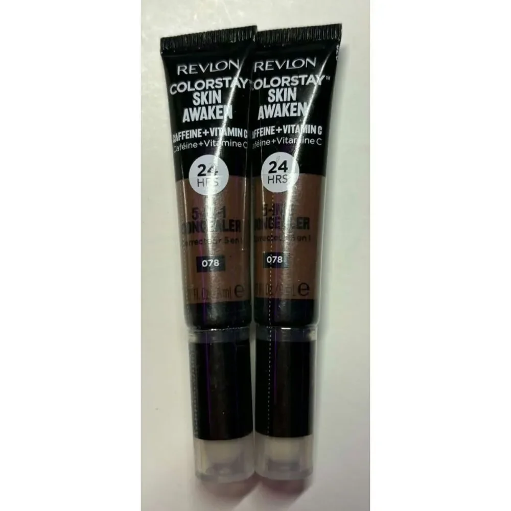 Revlon Colorstay Skin Awaken 5 in 1 Concealer 078 Truffle Lot of 2